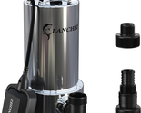 1.6HP 5177GPH Stainless Steel Water Sump Pump, Clean/Dirty Submersible P... - $191.45