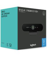Brand New Sealed - Logitech BRIO Ultra HD 4K PRO Webcam FREE SHIPPING - £72.32 GBP