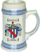 Anesly Coat of Arms Stein / Family Crest Tankard Mug - £17.27 GBP