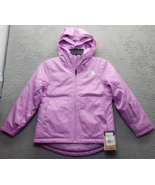 The North Face Freedom Insulated Jacket Youth 10 Pink Dryvent Hooded Ful... - $95.17 CAD