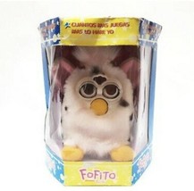 Furby fake 1998 Furdy FOFITO knockoff furby grey and black fur boxed VERY RARE - $178.24