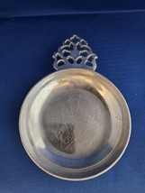 Vintage Pewter RWP Wilton Columbia PA - Porringer w/scalloped Handle - U... - $202.71 MXN