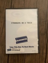 Authentic BLOCKBUSTER Video DVD Case (Empty) Strangers on a Train (1951) - £6.29 GBP