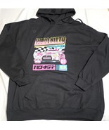 Sanrio Hello Kitty &amp; Friends Tokyo Speed Car Hoodie Black Unisex XL 46/4... - $26.15
