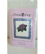 Petal Play By Joan Shay African Violet Applique Kit #104 For 14 By 16” Q... - $114.04 MXN