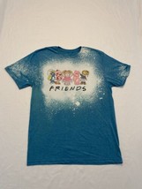 80&#39;s Friends T Shirt Large Strawberry Shortcake Smurfet Care Bear Cabbage Patch - £11.39 GBP