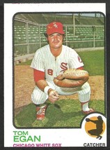 Chicago White Sox Tom Egan 1973 Topps Baseball Card # 648 ex/nm oc - £1.25 GBP