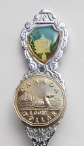 Collector Souvenir Spoon Canada Alberta Edmonton Loony Legislature Building - £3.97 GBP