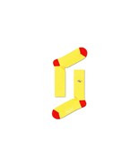 Happy Socks 3D Yellow Glasses Unisex Premium Cotton Socks 1 Pair Size 4-7 - $16.03