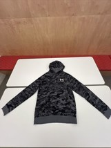 Under Armour Boy&#39;s Pullover Black Camouflage Hooded Sweatshirt Size YXL - £13.03 GBP