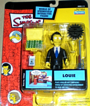 Simpsons World of Springfield Louie interactive action figure - $18.00