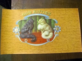 1920s vintage OUR KITTIES cigar box label - £17.92 GBP