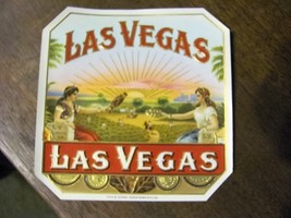 1920s vintage LAS VEGAS cigar box label - £9.77 GBP