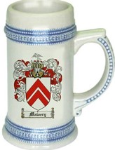 Mawery Coat of Arms Stein / Family Crest Tankard Mug - $21.99