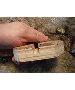 HARD LEATHER HAND PAD Flint Knapping Primitive Skinning Knife Arrowhead Blank - $14.99