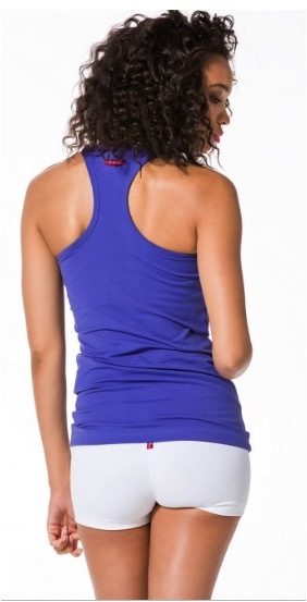 Hard Tail purple Long Skinny Racer Tank xs - $56.00