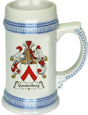 Primary image for Gerstenberg Coat of Arms Stein / Family Crest Tankard Mug