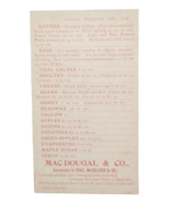 Mac Dougal &amp; Co., Wholesale Commission Albany, N.Y. 1898 Carded Price List - $14.92 CAD