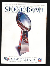 Super Bowl XXXVI NFL Football Program 2/3/2002-Super Dome-New Orleans LA-St L... - £35.54 GBP