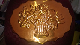 Vintage Copper Flower Bouquet Mold - £15.84 GBP