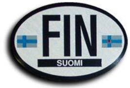 Finland Oval Decal - $3.00