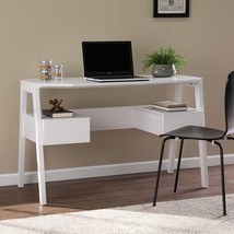 48" White Writing Desk With Two Drawers - $558.49