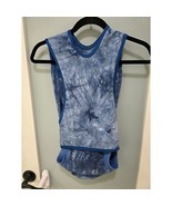 Blue Tie-Dye Dog Surgery Suit XL Neuter Spay Recovery Bodysuit - $409.96 MXN