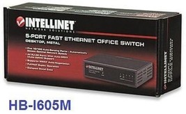 Intellinet 5-Port Ethernet 10/100 Network Switch, Metal - £36.80 GBP