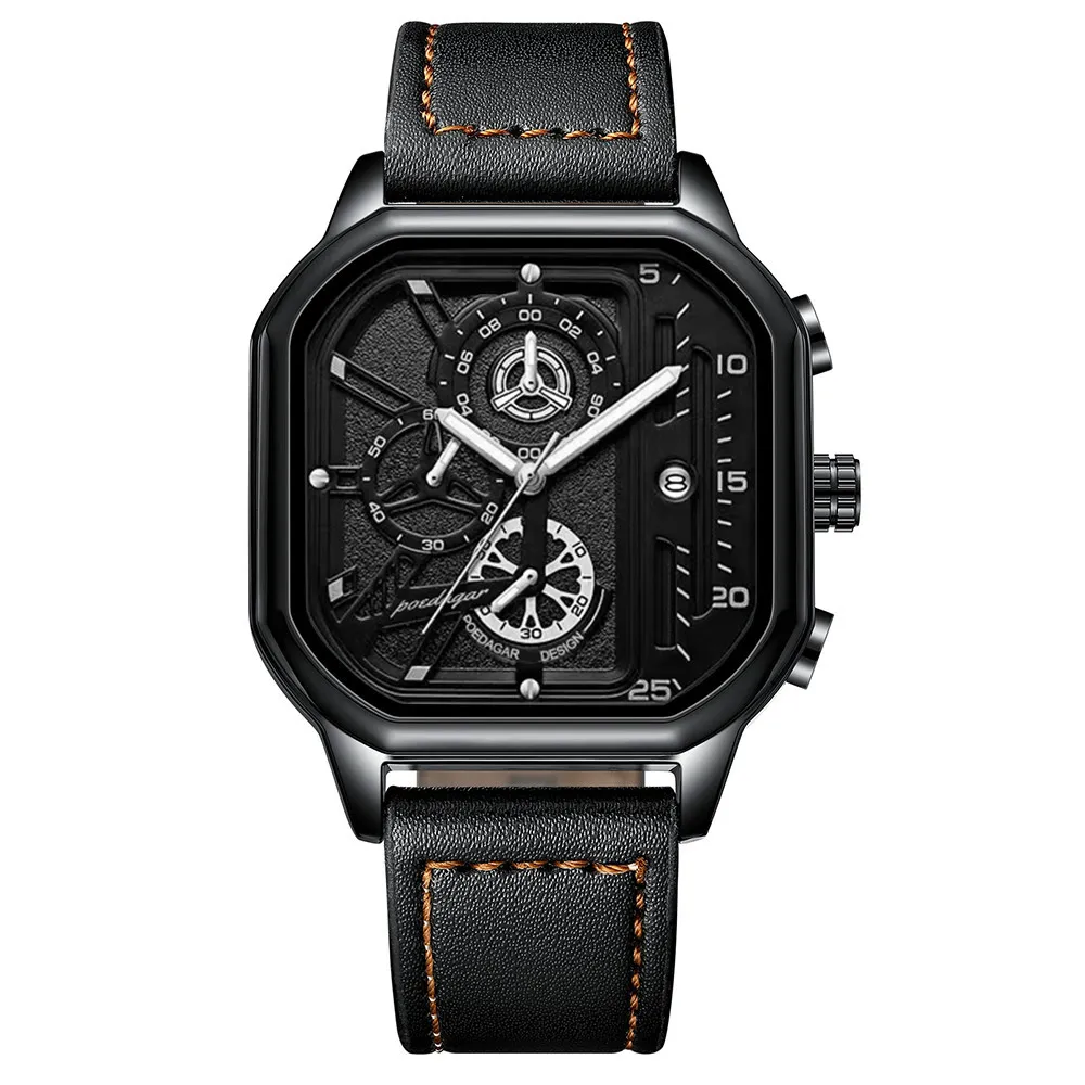 POEDAGAR Fashion Men   Waterproof    Watch  Masculino reloj High Quality - £96.51 GBP