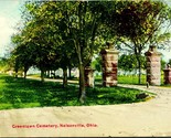 Greenlawn Cemetery Nelsonville Ohio OH UNP Unused DB Postcard D3 - $10.84