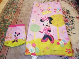 Disney Minnie Mouse Bowtique Slumber Sack Cozy Warm Kids Lightweight Slu... - $19.94