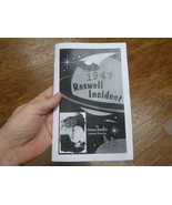 (A-57) BOOKLET 1947 Roswell Incident Glenn Dennis Funeral Director alien... - $12.95 CAD