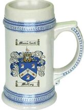 Mccoy Coat of Arms Stein / Family Crest Tankard Mug - $21.99