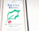 Diana Ross Making Spirits Bright Audio Casete 1994 Hallmark 12 Navidad S... - $10.00