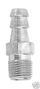 STRAIGHT FITTING 1/8" PIPE THREAD for 1/4" FUEL LINE - $4.99