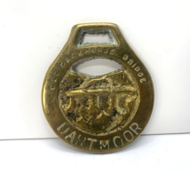 Old Backhorse Bridge Horse Brass Harness Dartmoor Medallion Ornament Vin... - £11.70 GBP