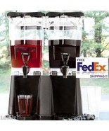 Black Carlisle 1085103 3 Gallon Double Premium Beverage Juice Dispenser ... - $3,769.63 MXN