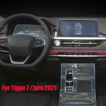 TPU Car Gear Dashd Gps Navigation Screen Film Protective Sticker for Chery Tiggo - £82.88 GBP