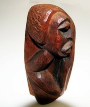 Hand Carved Vintage African Wood Sculpture - £15.95 GBP