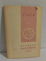 university of Arkansas little Rock student handbook 1969-70 Arkansas - $12.86