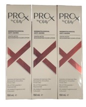 (3) Olay Pro X Anti-Aging Rejuvenating Clear Lotion 150 Ml / 5.1 Oz Each Sealed - £53.54 GBP