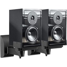Speaker Wall Mounts, Dual Speaker Stands For Surround Sound Speakers, Un... - £45.82 GBP