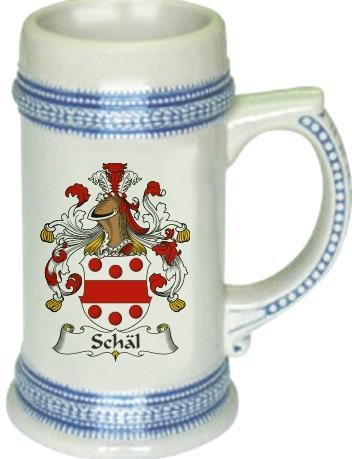 Schal Coat of Arms Stein / Family Crest Tankard Mug