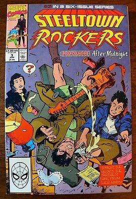 Primary image for STEELTOWN ROCKERS #3 (1990, MARVEL) Comics "NICE COPY"(NM) Books-Vintage-Old-Vtg