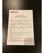 Mares Vector 1000 Vector platinum, Syncro HL 840 Owners Manual - $94.08 MXN