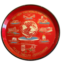 Tray World’s Fair Serving Platter Unisphere Collectible New York NY 1964... - $12.07