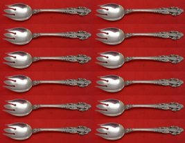 Grande Renaissance by R&amp;B Sterling Silver Ice Cream Dessert Fork Custom Set 12pc - $593.01