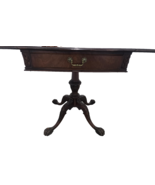 Imperial Furniture Co. Mahogany Claw Feet Drop Leaf Table  Lion's Head P... - $395.01