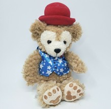 12&quot; Disney Parks Duffy W/ Red White Blue Usa Teddy Bear Stuffed Animal Plush Toy - £26.01 GBP