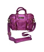 House Of Flynn Evermore Large Metallic Pink Leather Camera Bag - £107.03 GBP